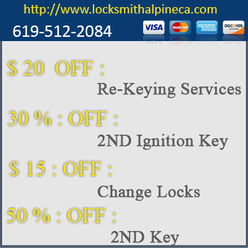 locksmith alpine ca offer